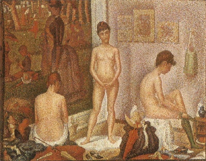 Georges Seurat The Post of Woman china oil painting image